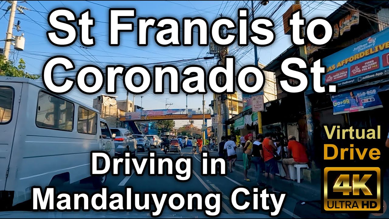 [4K] Drive Tour | Driving from St Francis Street to Coronado St, Mandaluyong | GoPro Hero 10 | ASMR