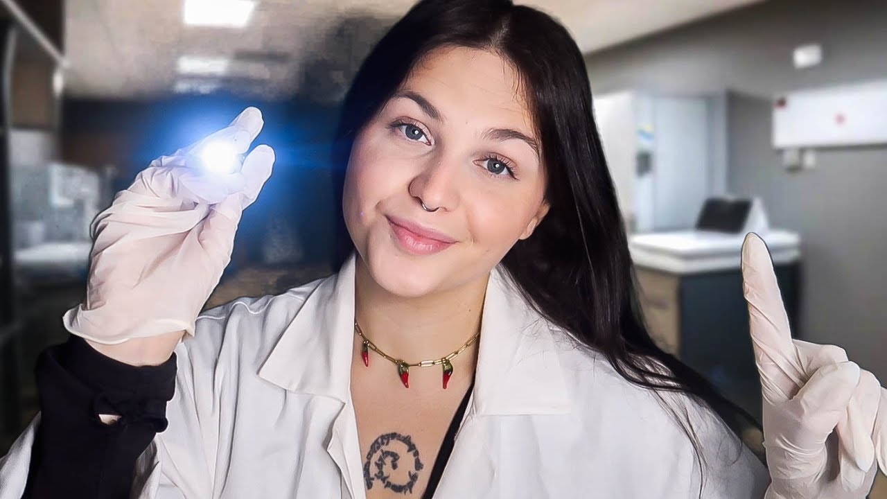 ASMR Test médical complet de la vue 👓 (Lumière, suis mes instructions, couleurs...)