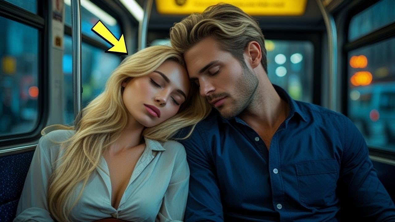 Female intern fell asleep on stranger's shoulders on a Bus, Not Knowing He's a CEO Millionaire