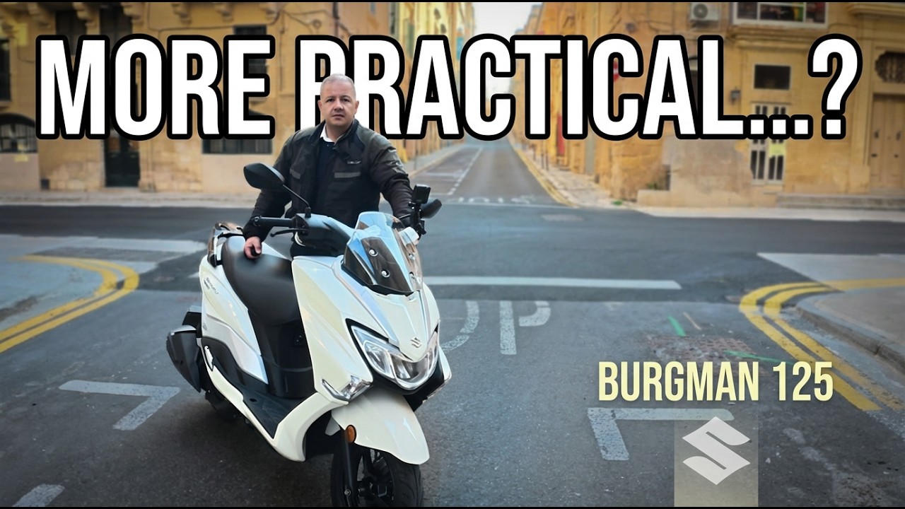 Is the Suzuki Burgman 125- The most practical scooter? 👀