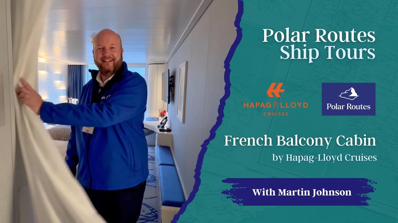 French Balcony Cabin on the HANSEATIC Spirit, Nature & Inspiration Ship Tour
