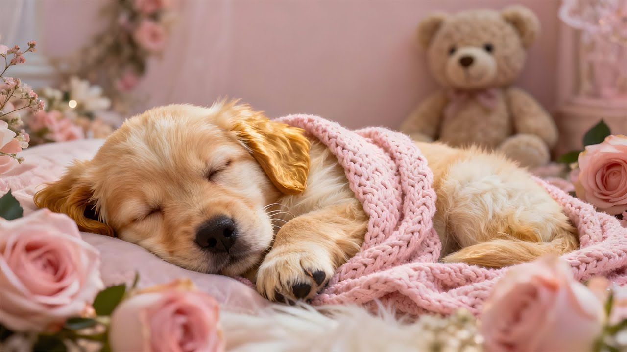 Relaxing Piano Music for Dogs 🐶 Deep Sleep Aid, Reduce Anxiety and Create a Calm Night Atmosphere