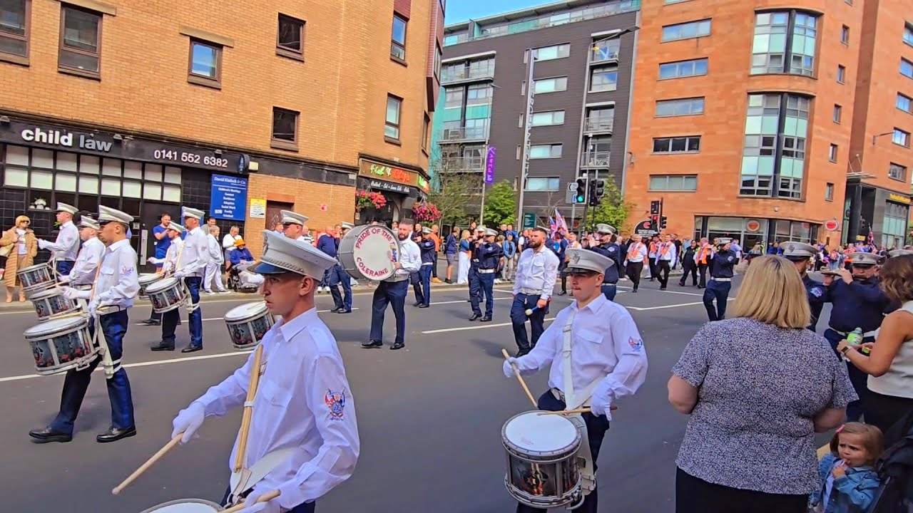 Pride of the Bann Flute Band Coleraine -  Boyne Celebrations Glasgow 6thJuly 2024