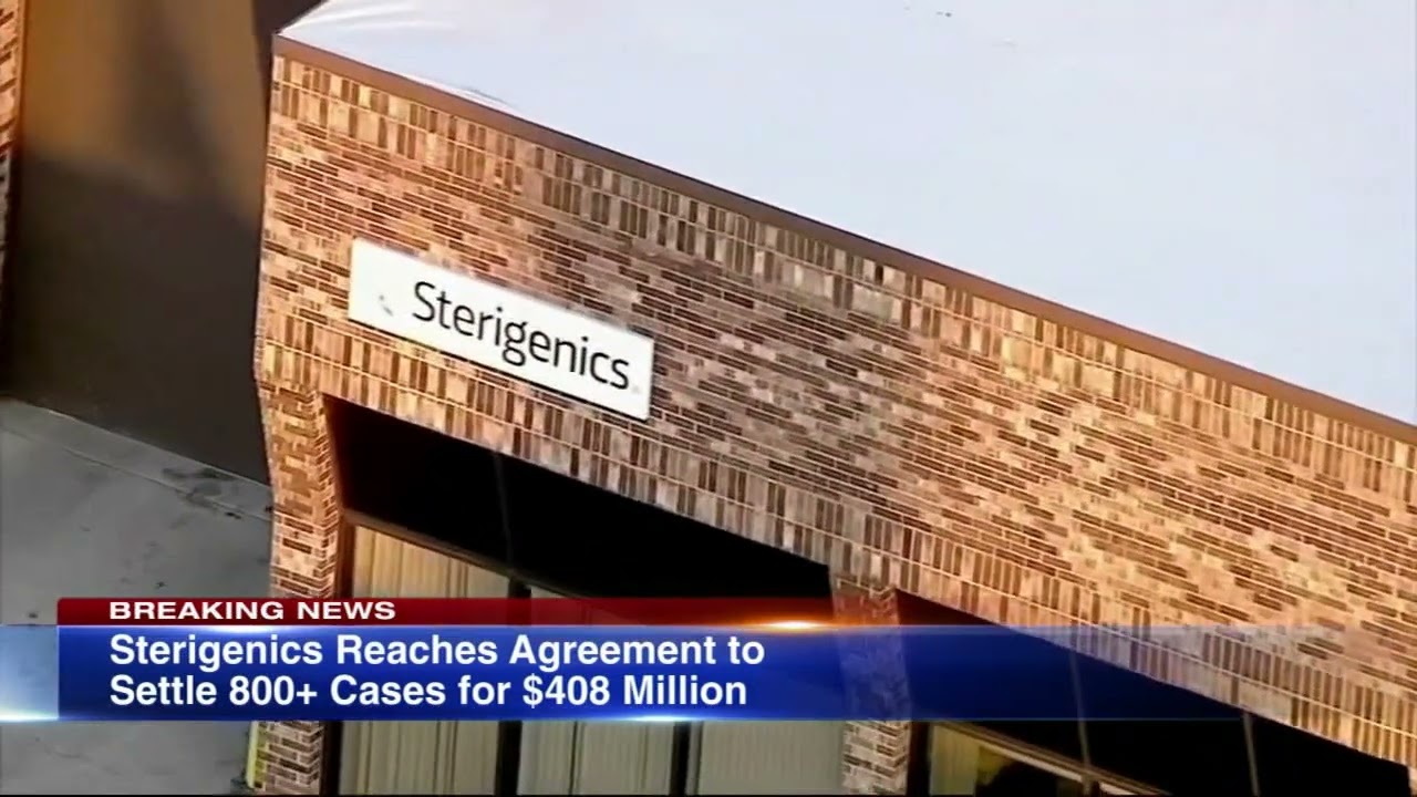 BREAKING: Sterigenics reaches $408M agreement to settle 800+ cases, parent company says
