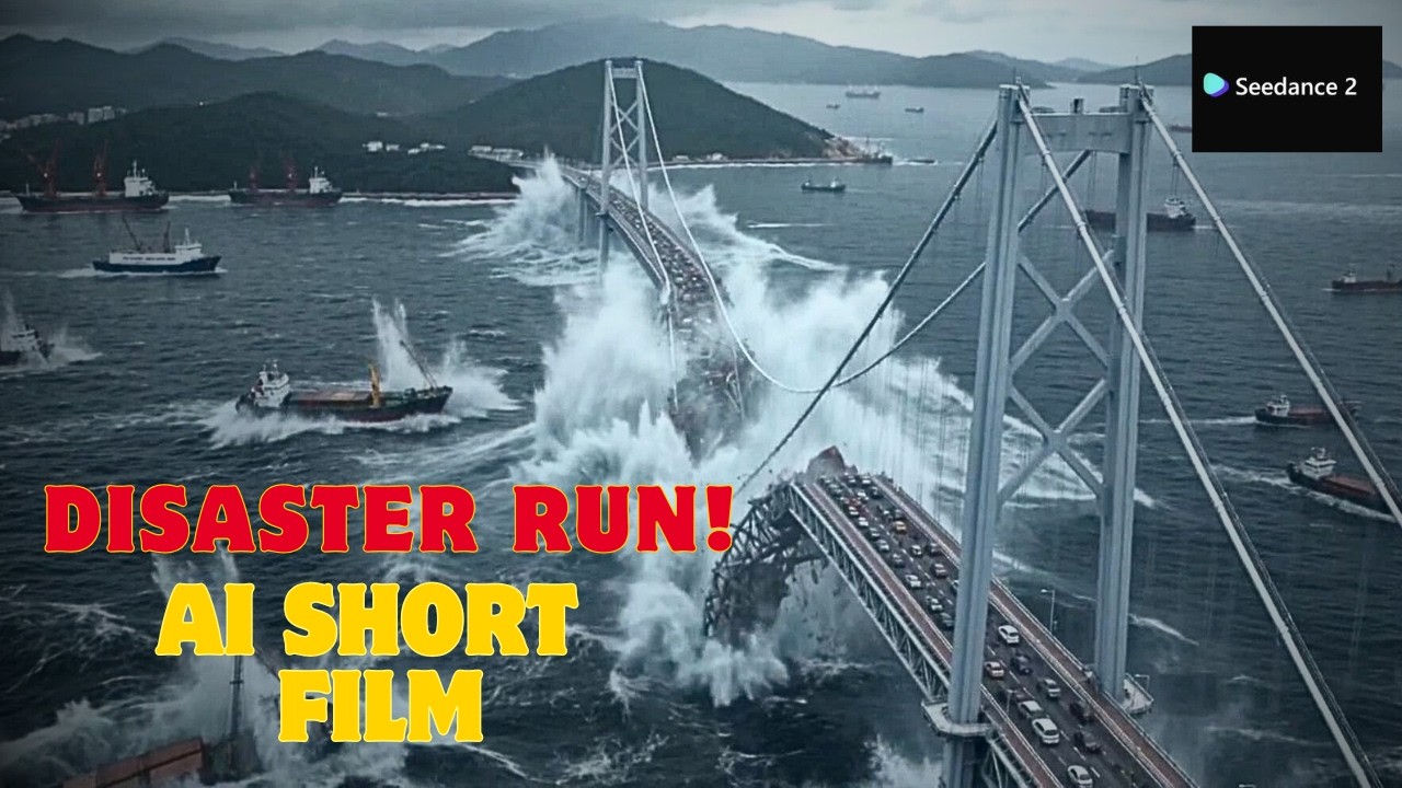 Disaster Run - AI Disaster/Action Film - Rahul and Aly - Seedance 2 - Short Film