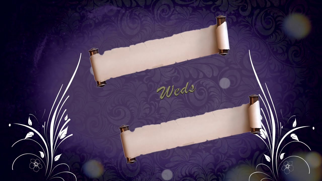 Royal Wedding Invitation | 02  Free & Blank