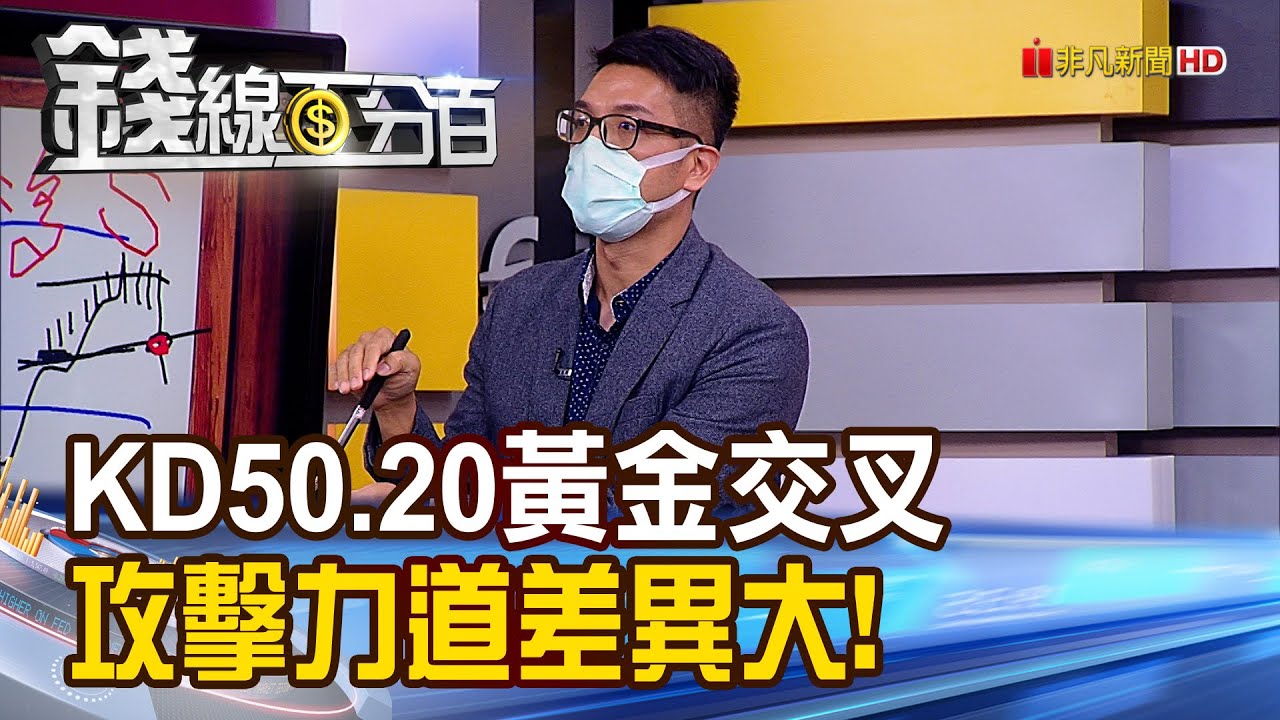 《KD50.20附近黃金交叉 攻擊力道差異大!》【錢線百分百】20210601-5│非凡財經新聞│