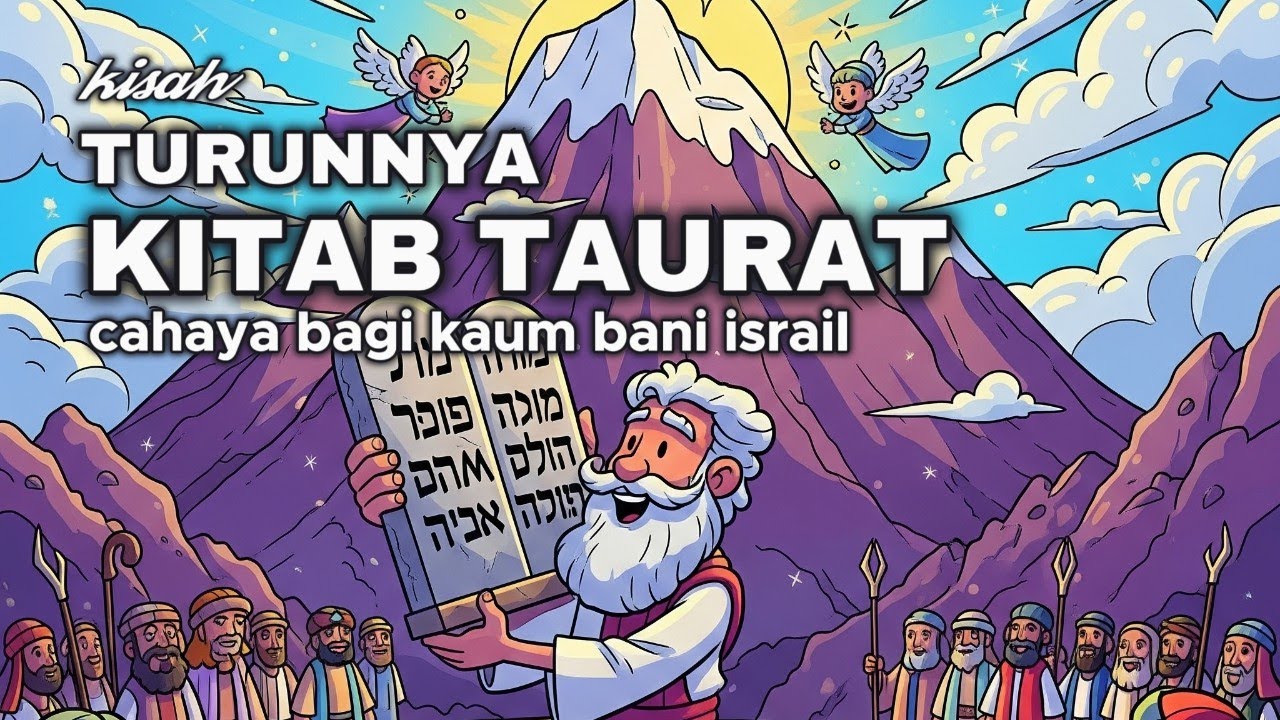 KISAH TURUNNYA KITAB TAURAT KEPADA NABI MUSA UNTUK KAUM BANI ISRAIL, CERITA ANAK ISLAMI