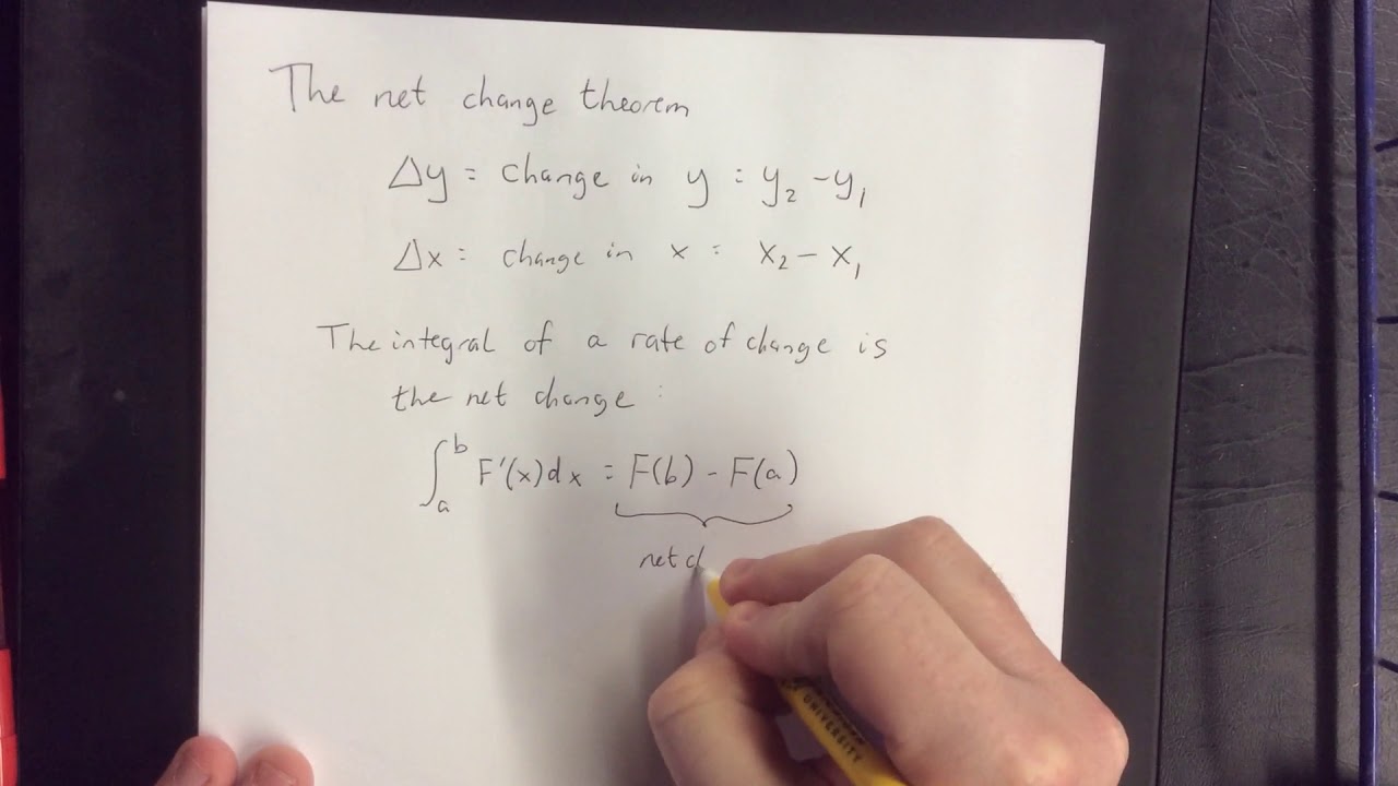 The net change theorem