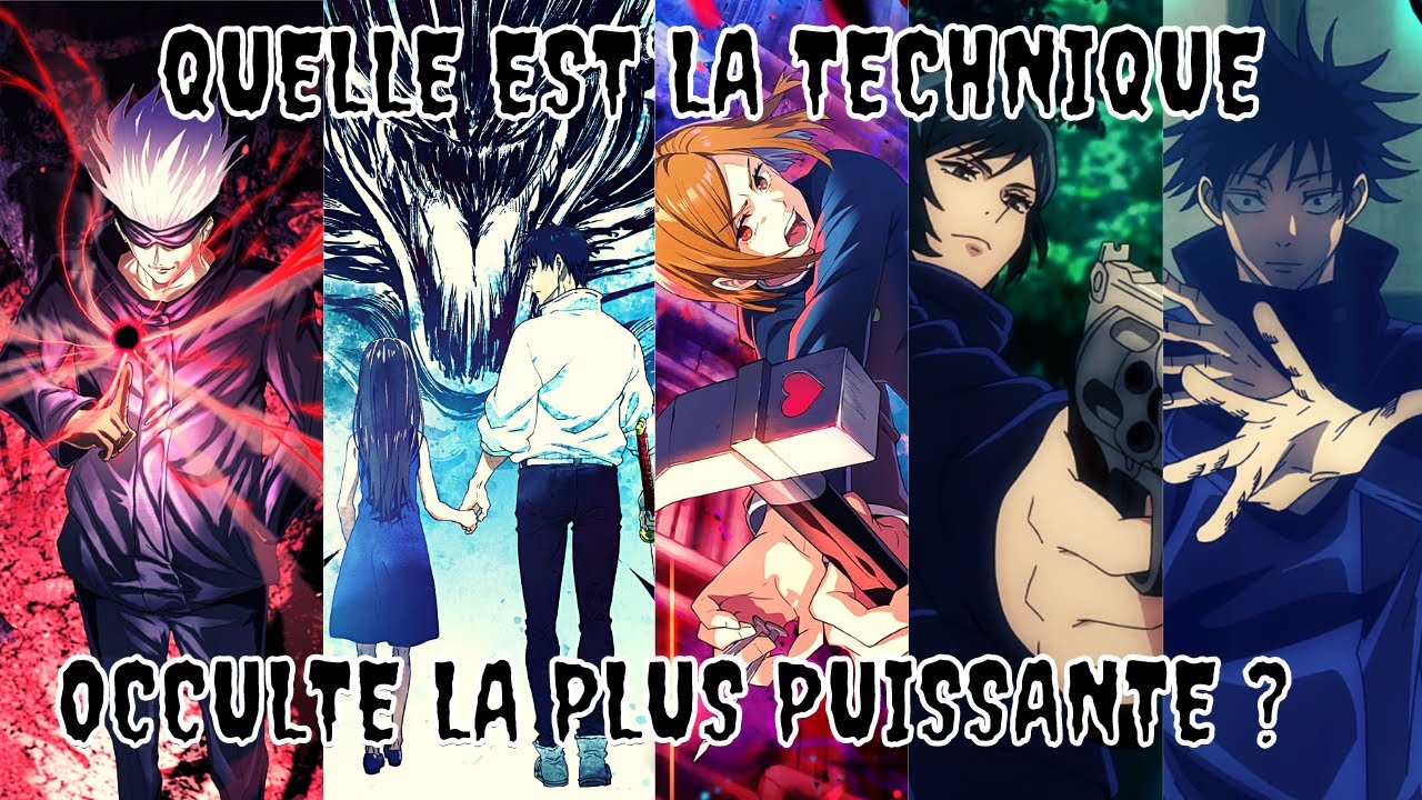 CLASSEMENT DES TECHNIQUES OCCULTES DANS JUJUTSU KAISEN - QUELLE EST LA PLUS PUISSANTE ? (SANS SPOIL)