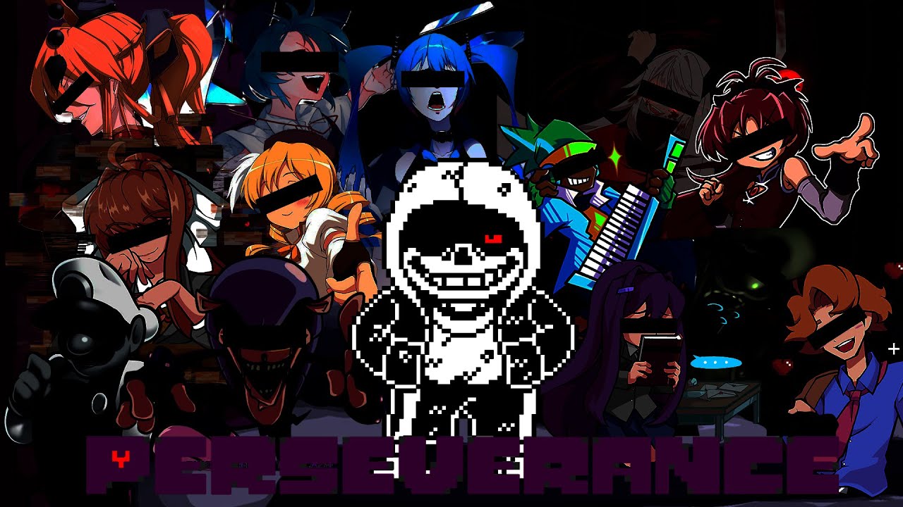 FNF Perseverance but Every Turn a Different Character Sings (Fnf Perseverance but Everyone Sings it)