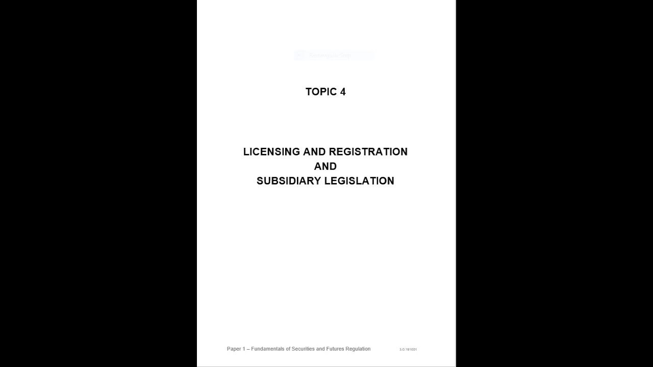 HKSI Paper 1 Topic 4 Part 1