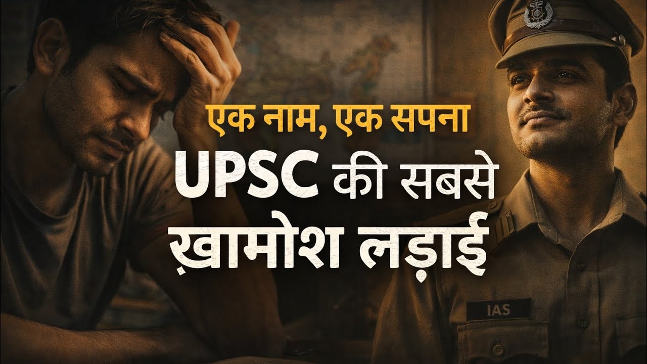 ❤️‍🔥❤️‍🔥💪एक नाम, एक सपना | UPSC की सबसे खामोश लड़ाई | UPSC Struggle Motivation❤️‍🔥💪