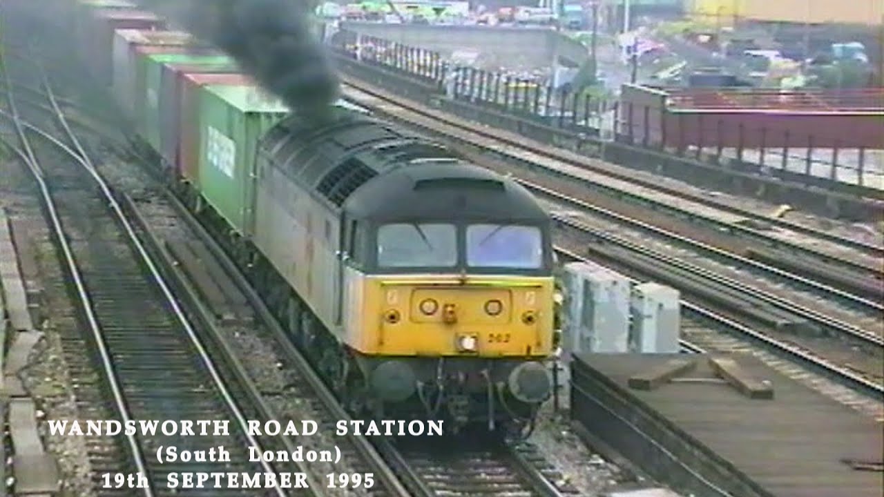 BR in the 1990s Wandsworth Road Station (South London) on 19th September 1995 Part 2 of 2