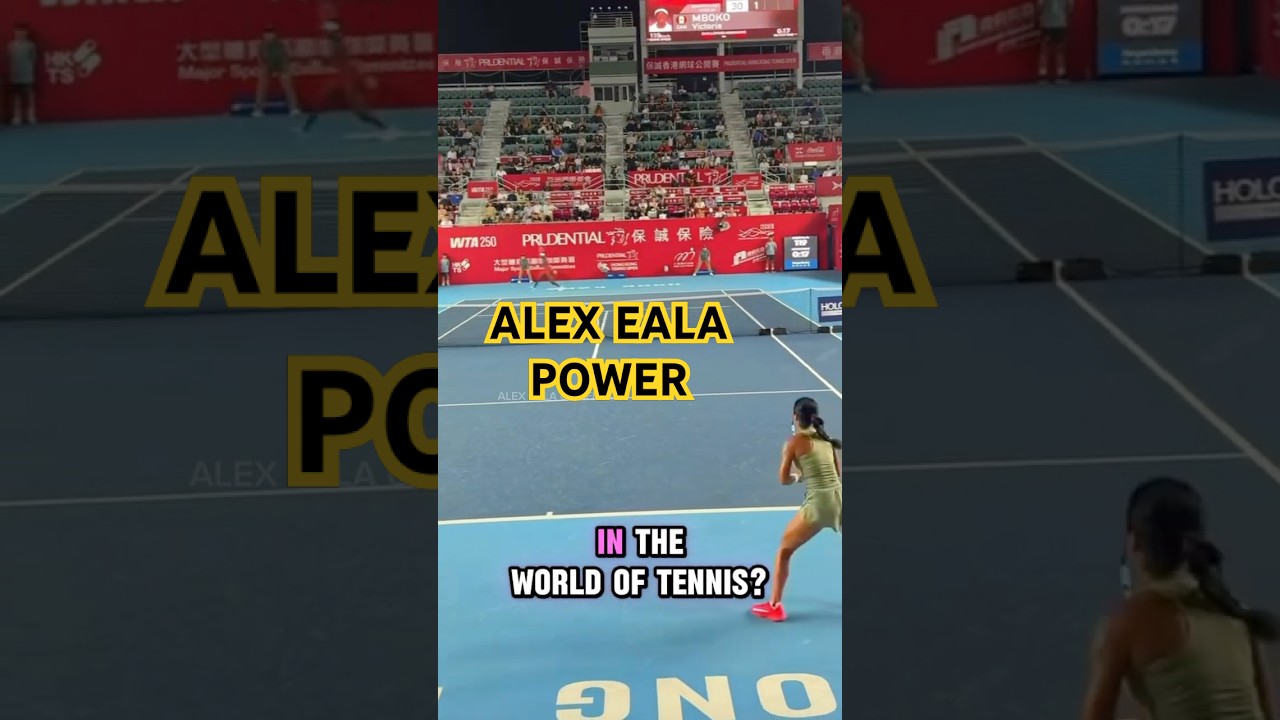 Alex Eala dominates her opponent with confidence, power, and focus. 🎾🔥 #alexeala #tennis