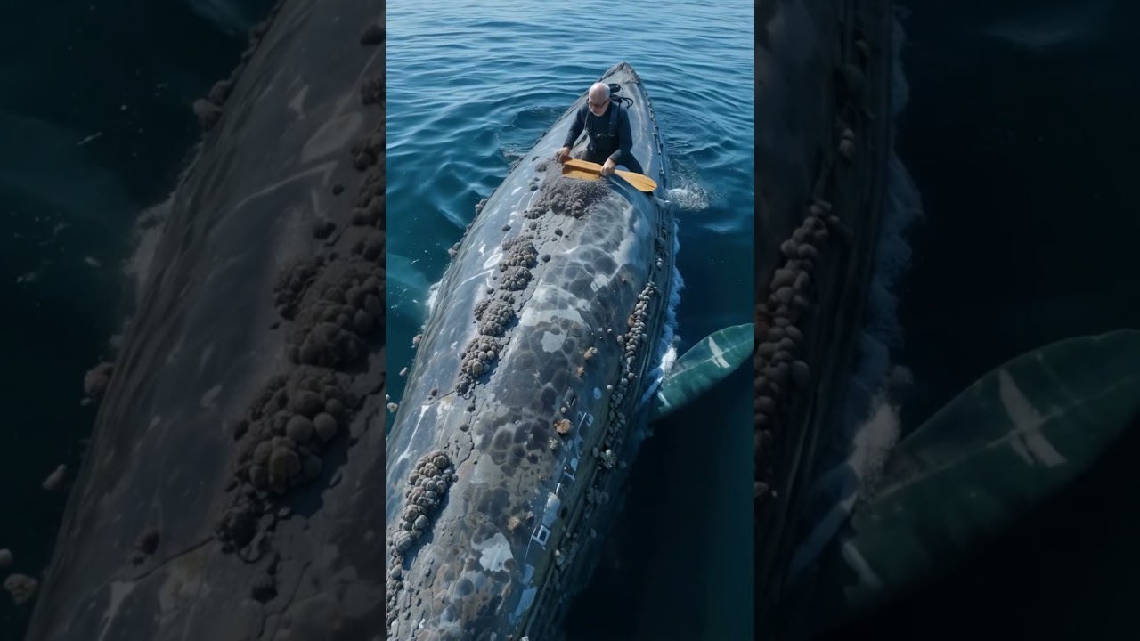 Watch a Diver Clean a Whale&rsquo;s Back &ndash; Barnacle Removal in Action! #whale #barnacles #animalrescue