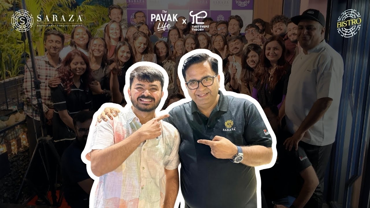Saraza Bistro Rajkot’s Influencers meet with Celebrity Masterchef Ajay Chopra | The Pavak Life