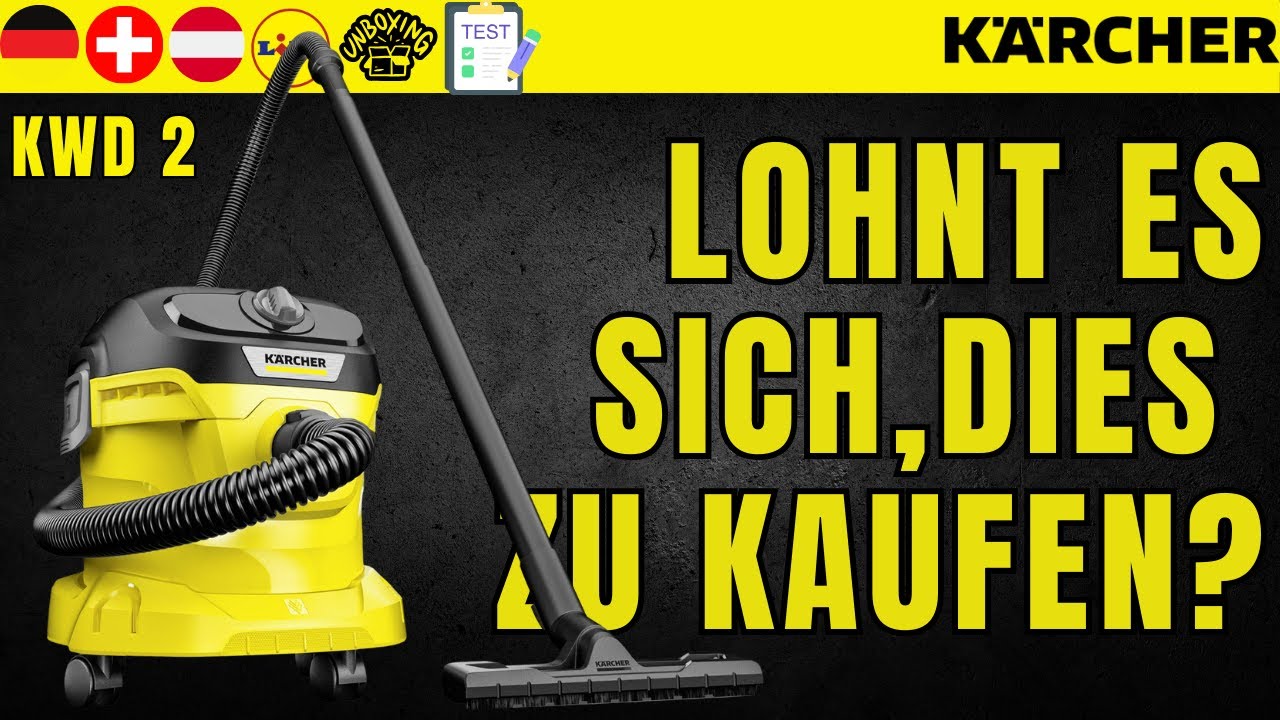 NASS-/TROCKENSAUGER Karcher KWD 2 DEUTSCHLAND DEUTSCH  SWITZERLAND  AUSTRIA LIDL