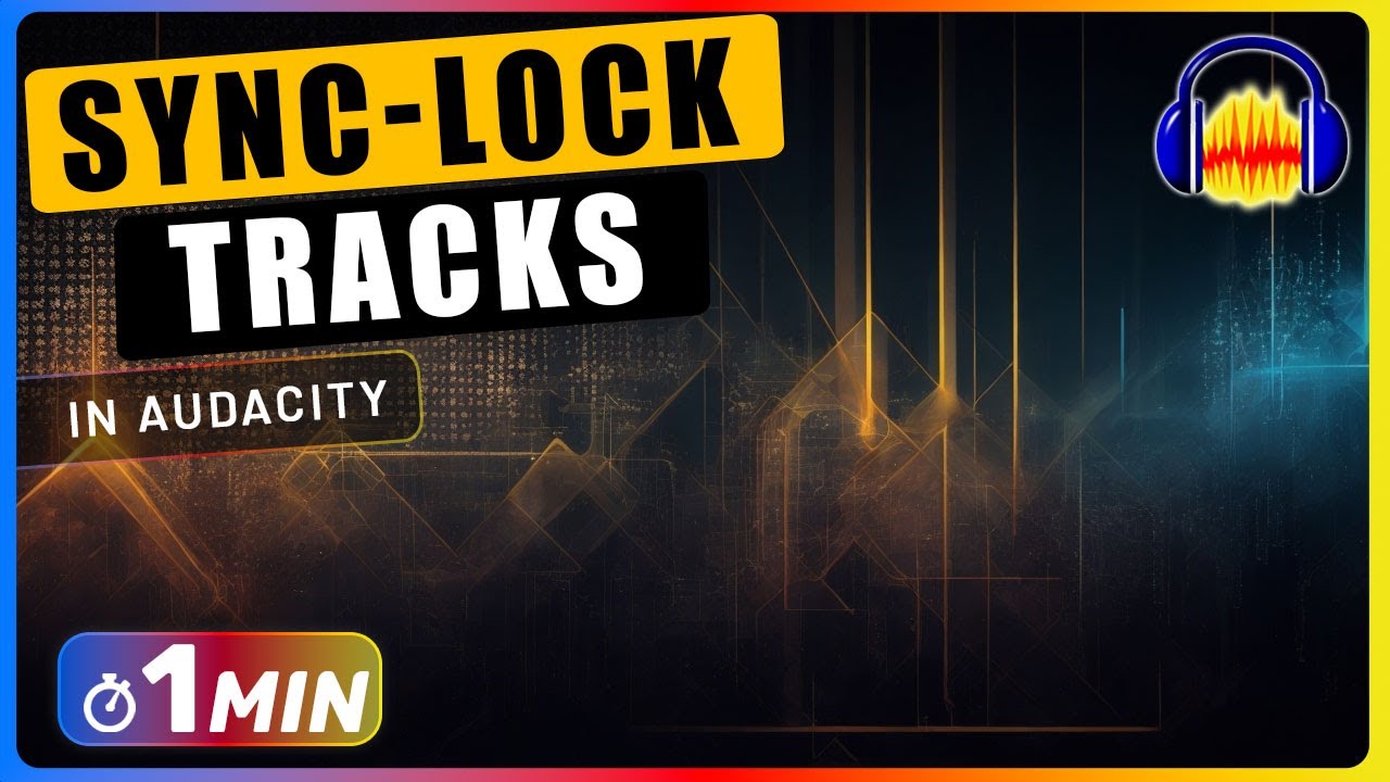 How to SYNC LOCK Tracks in Audacity