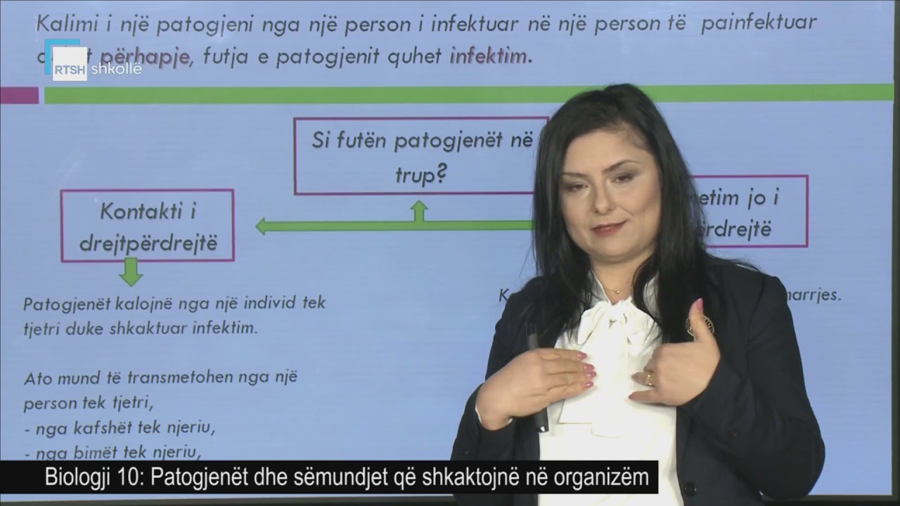 Biologji 10 - Patogjenët dhe sëmundjet që shkaktojnë në organizëm