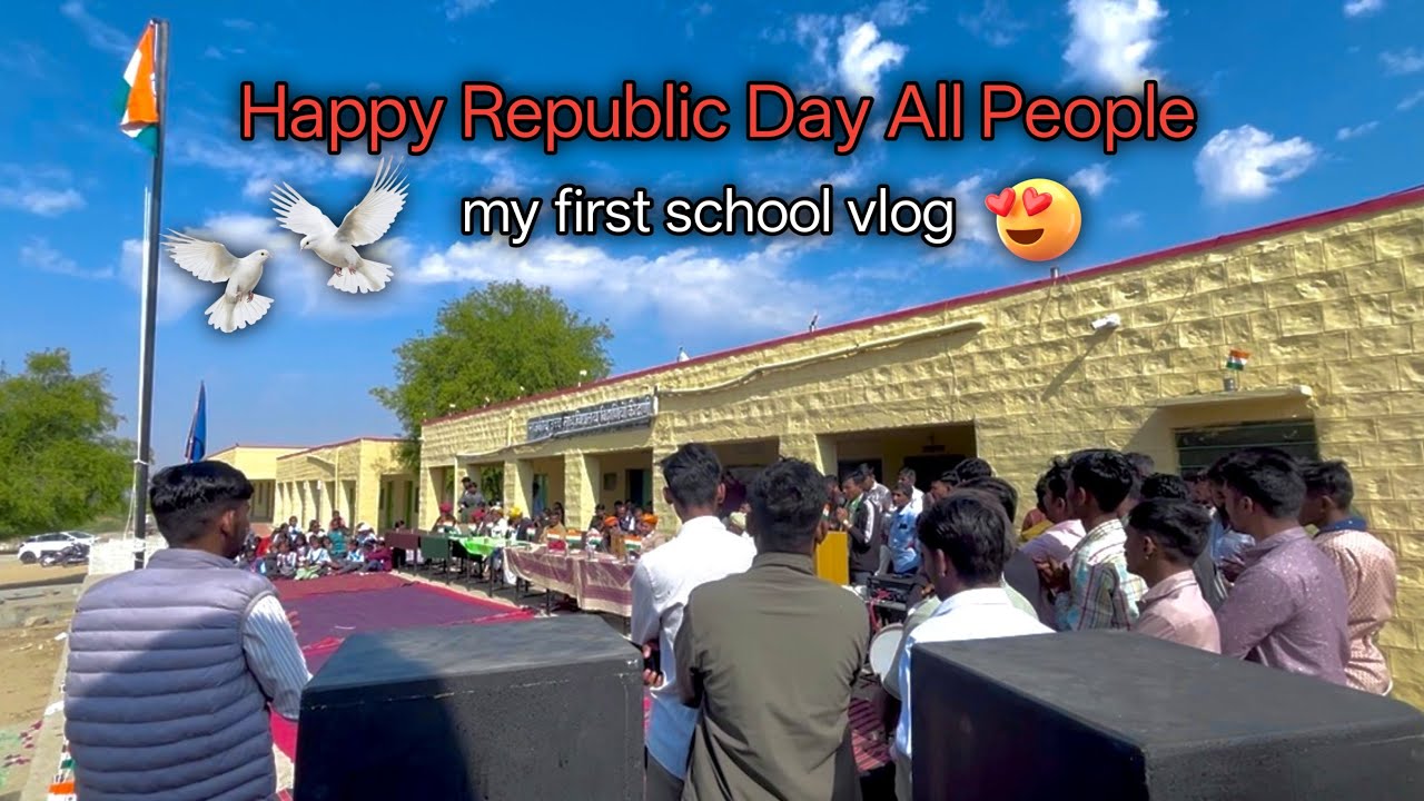 Republic Day Celebration in My School | 26 January 2026 Vlog🇮🇳🫡#vlog #vlogar 