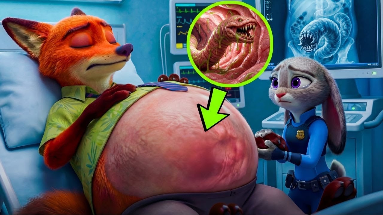 Зверополис 2 | Ник БЕРЕМЕНЕН?! 🐾👽 Инопланетный червь в животе у Ника!