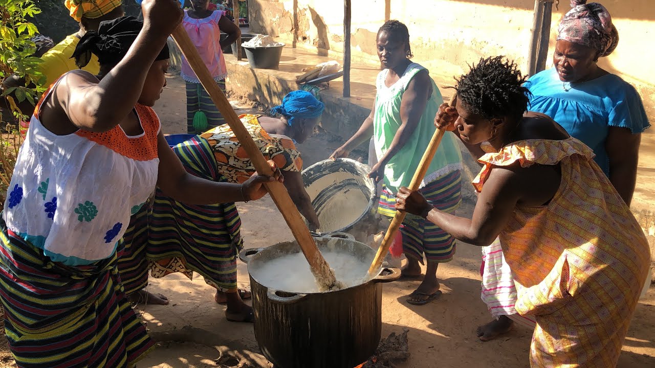 How to cook Kubamba - a traditional wedding food in Guinea-Bissau
