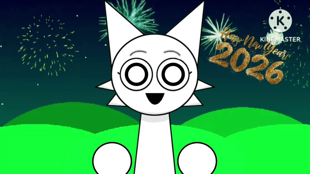 Happy New year 2026 Sprunki Wenda New World is an as the Party family 🎆🎉