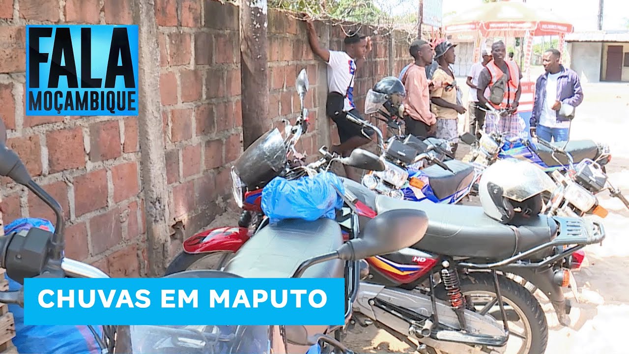 Chuvas deixam moto taxistas com prejuízos em Maputo