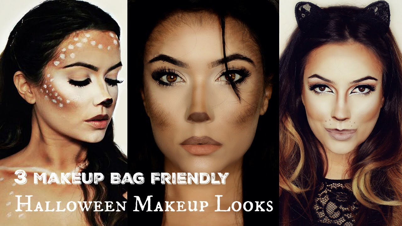 Easy Halloween Makeup Tutorial | 3 LOOKS TO TRY