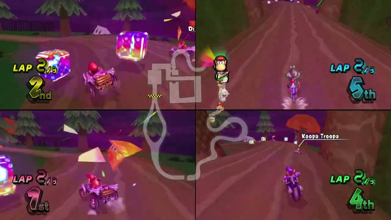 Mario Kart Wii Custom Tracks ✦ 4 Players #461