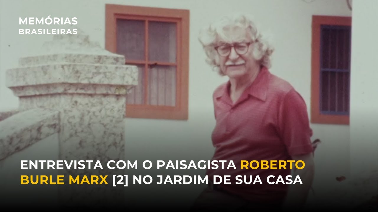 Entrevista com o paisagista Roberto Burle Marx [2] no jardim de sua casa