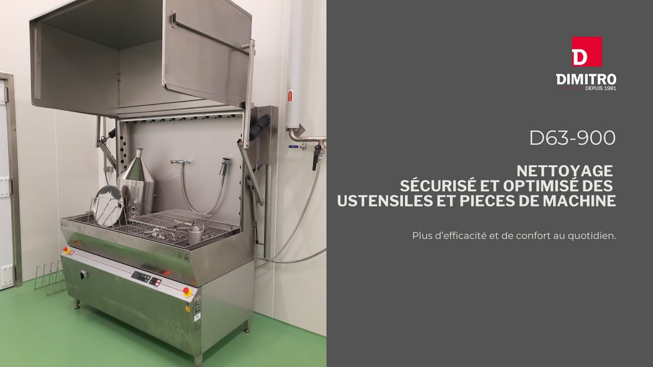 Nettoyage sécurisé et optimisé des ustensiles et pièces de machine