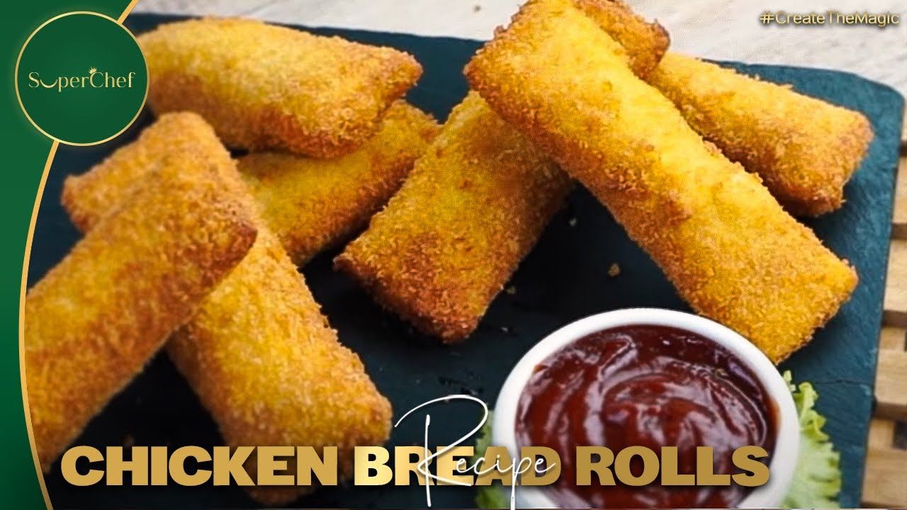 Crispy Chicken Bread Rolls &ndash; Easy & Tasty Iftar Special Recipe