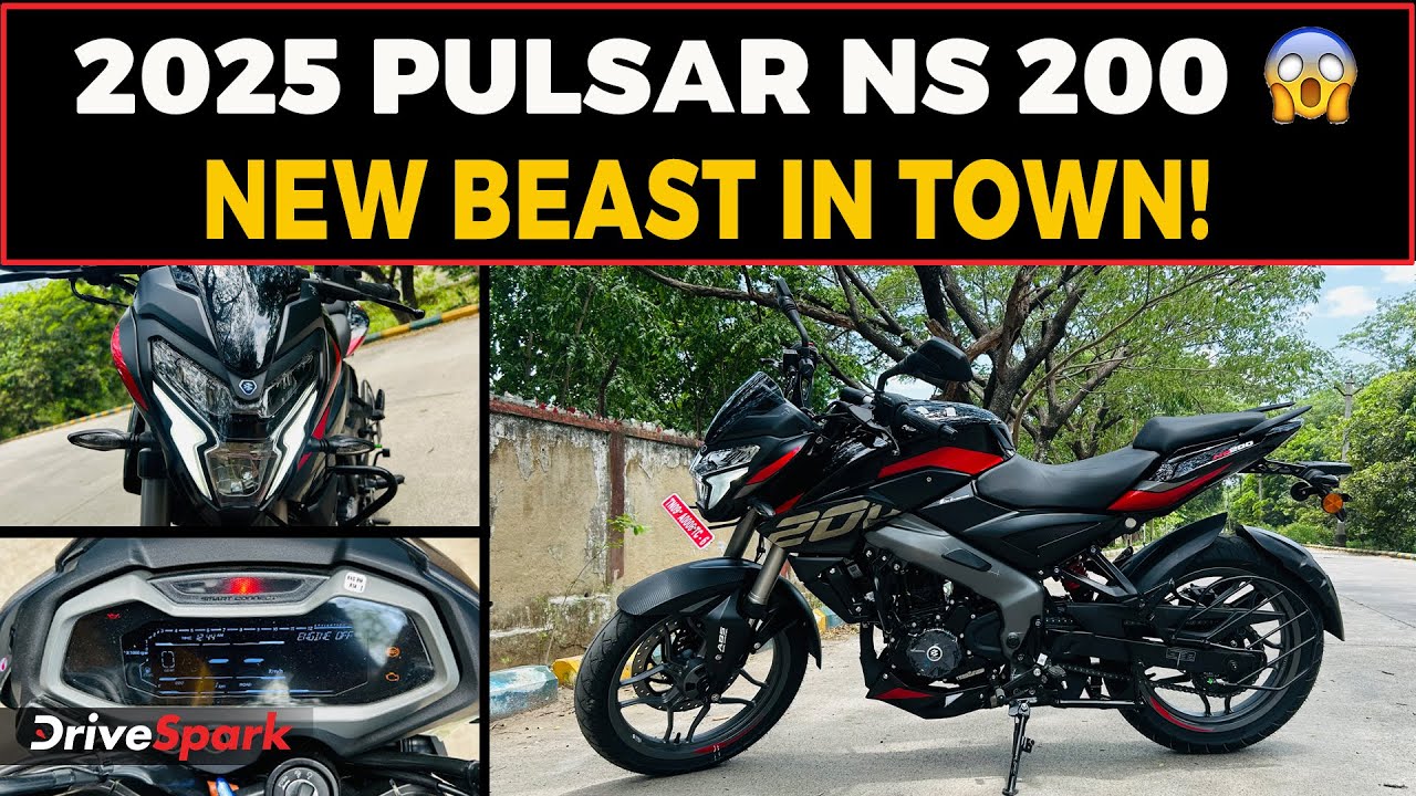2025 Pulsar NS 200🔥 – Tamil Review | எல்லாமே வேற லெவல்! Ride, Features, Mileage Test!