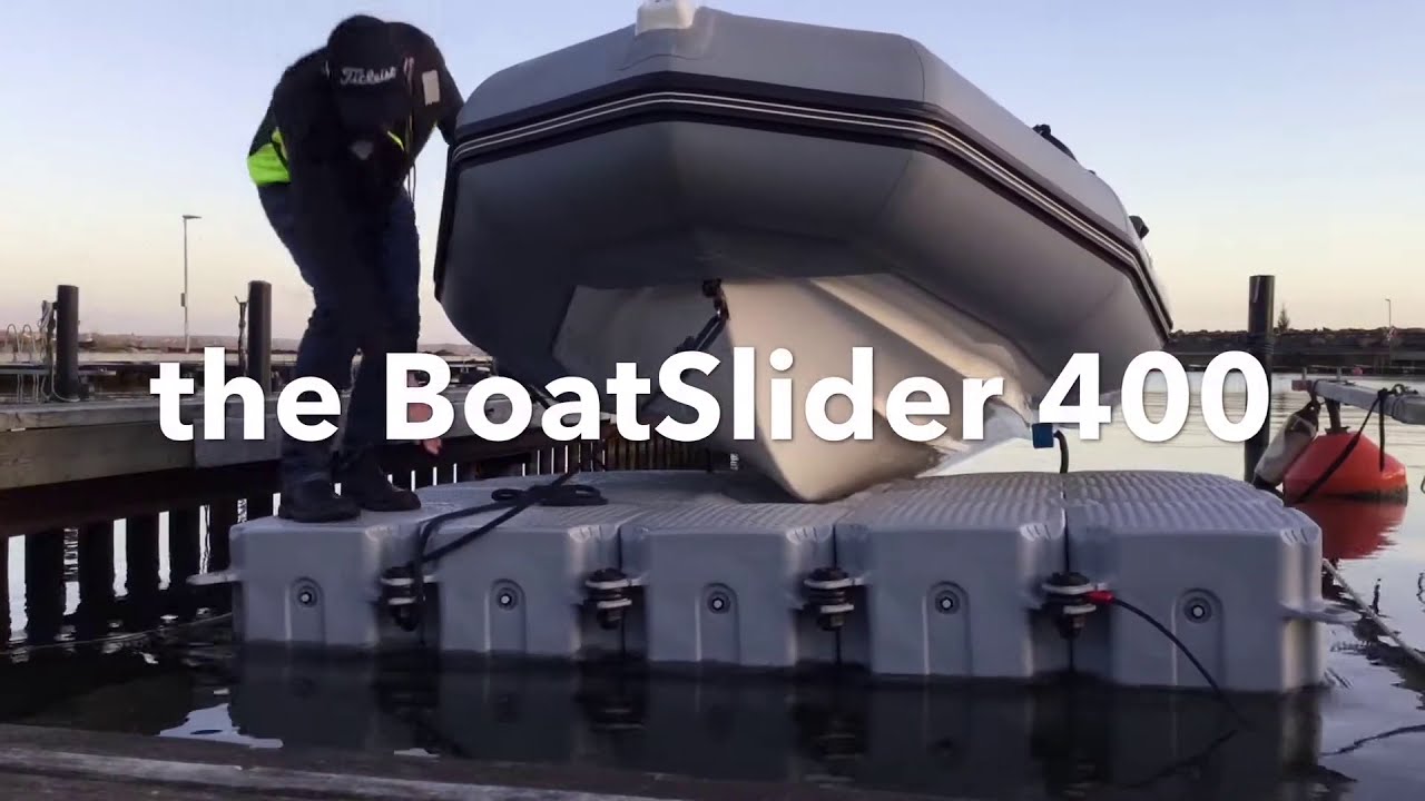 BulDock - Modular Floating Pontoon Dock | Boat Slider 400 | Boat Lifting System