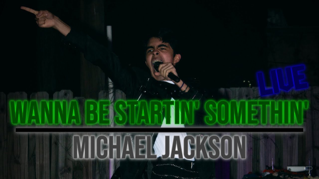Wanna Be Startin' Somethin' - Michael Jackson (Bad tour) (Live performance)