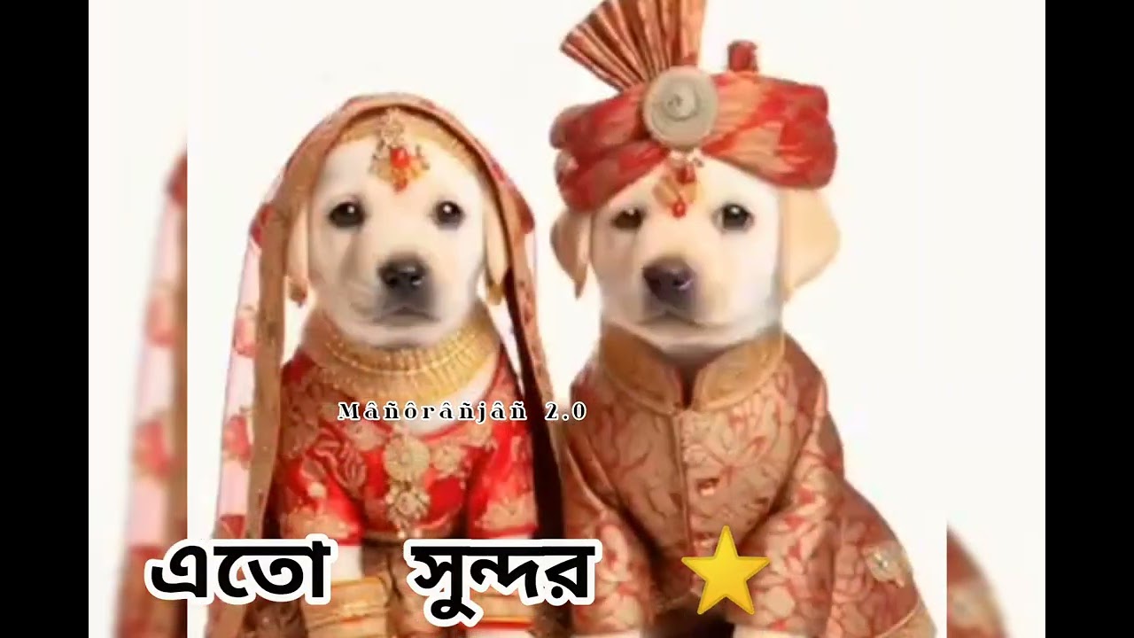 dog shadi video @Cutem001-m9⭐ filling the Love