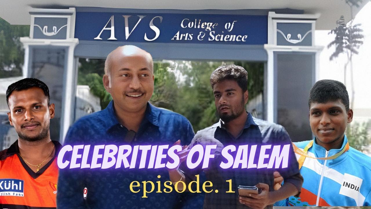 celebrities of salem | EP_ 01 | Rajavinayakam secretary of AVS arts & science college |