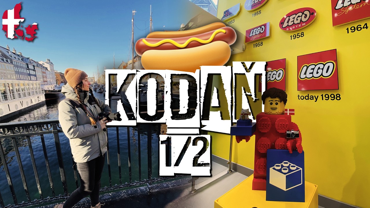 Co VIDĚT v KODANI za 2 DNY?🌭 | VLOG 1/2 | KODAŇ