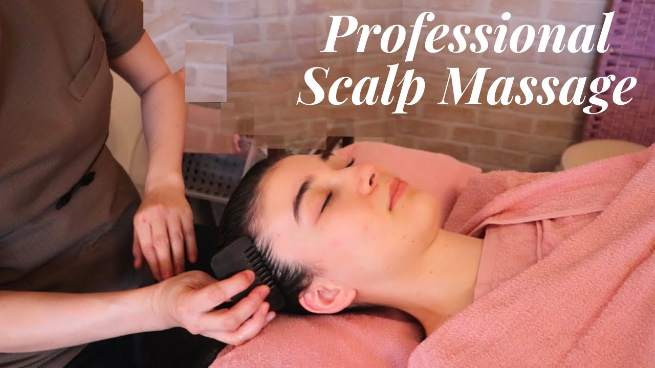 ASMR Japanese Gua Sha Professional Scalp Massage