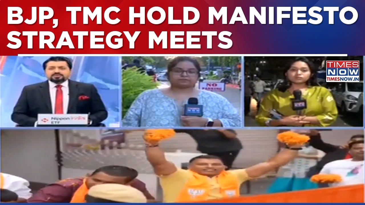 BJP, TMC Hold Manifesto Meetings In Kolkata After Bengal Poll Dates; Sentiment Battle Heats Up