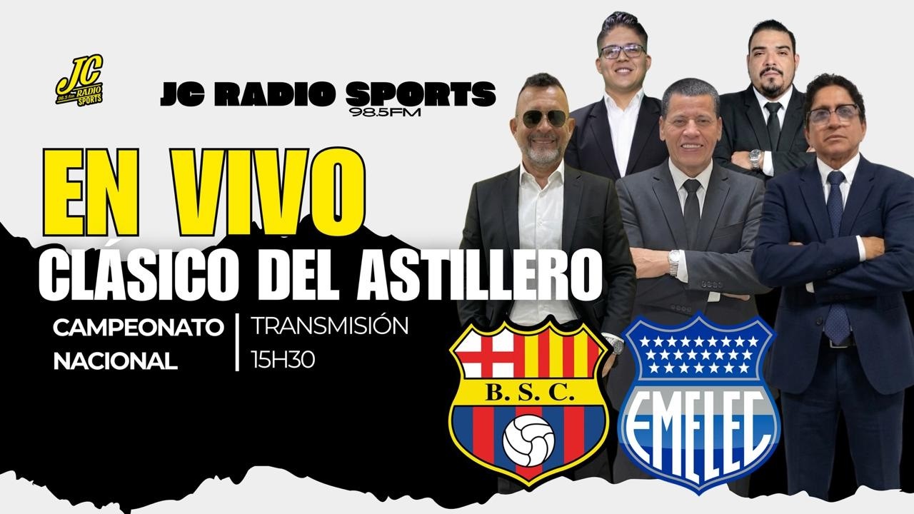 🚨EN VIVO🚨| BARCELONA SC VS CLUB SPORT EMELEC | #jcradiosports  #cse  #bsc  #clasicodelastillero