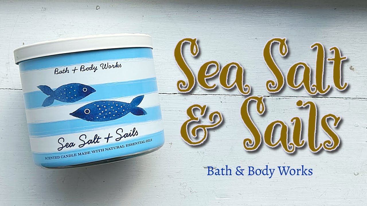 Обзор свечи Sea Salt & Sails ⚓️ от Bath & Body Works ⚓️ (и сравнение с товарами из Surf Shop 😉)