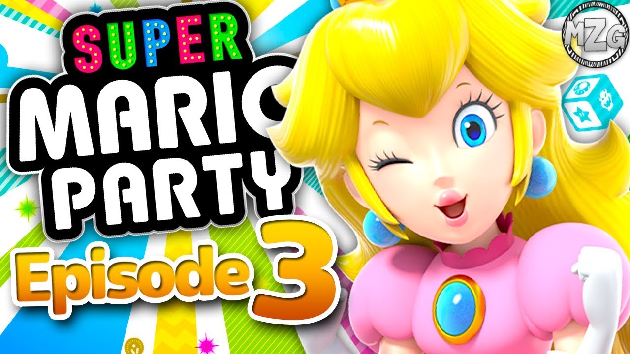 Super Mario Party Gameplay Walkthrough - Episode 3 - Princess Peach! Megafruit Paradise! (Switch)