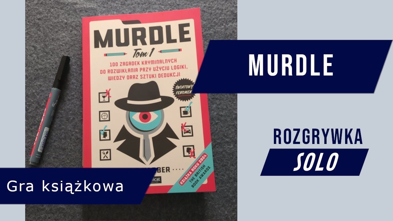 Murdle - rozgrywka w jedną z zagadek z książki
