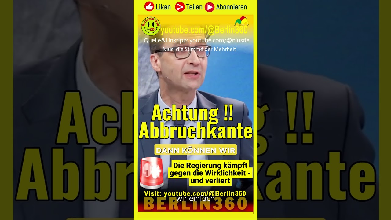 🤡🚨#nius #Purrucker #Wirtschaftskrise #Energiewende #Kissler #Wachstum  #Realit&auml;t #Politikversagen
