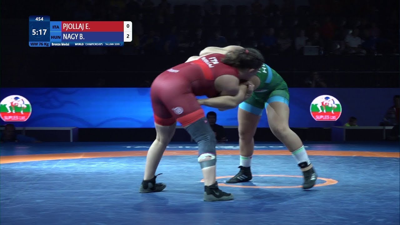 BRONZE WW - 76 kg: E. PJOLLAJ (ITA) v. B. NAGY (HUN)