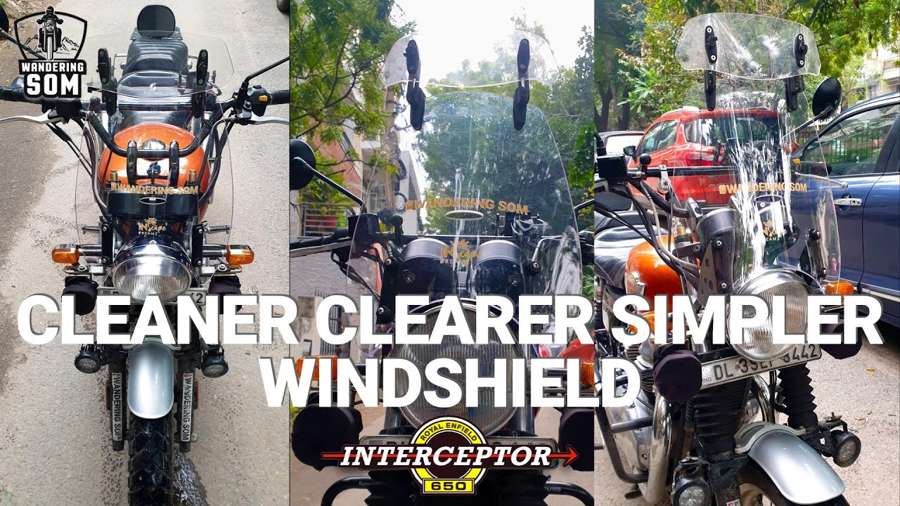 NEW WINDSHIELD FOR INTERCEPTOR | HOW TO REDUCE WIND BUFFETING NOISE