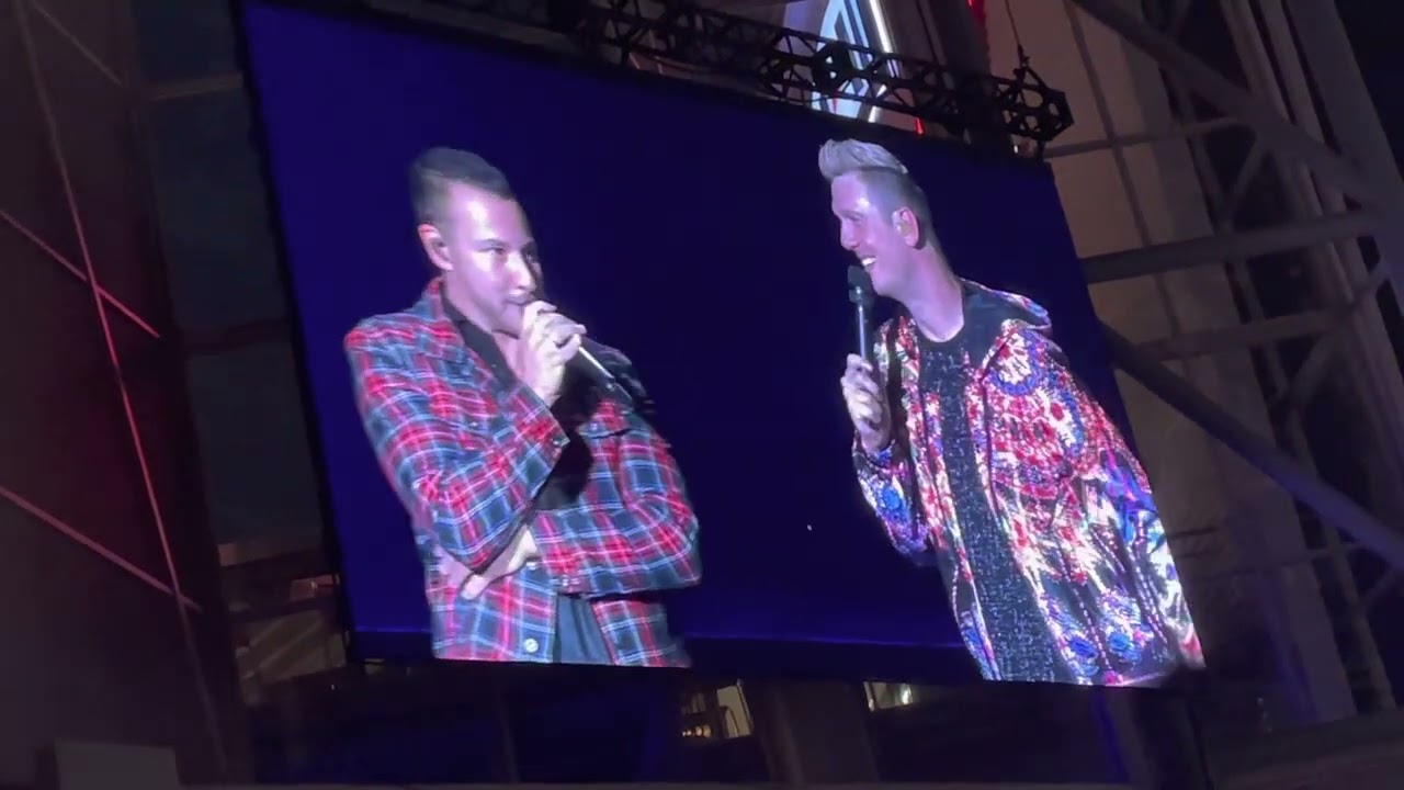 BSB talking about Family after singing No Place @backstreetboys DNA Tour Toronto July 1 2022